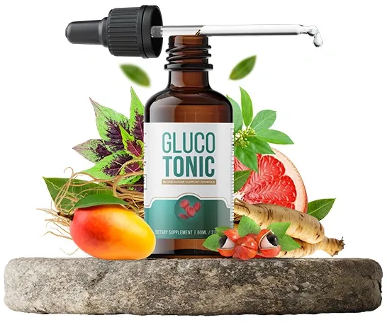 GlucoTonic blood sugar support supplement bottle